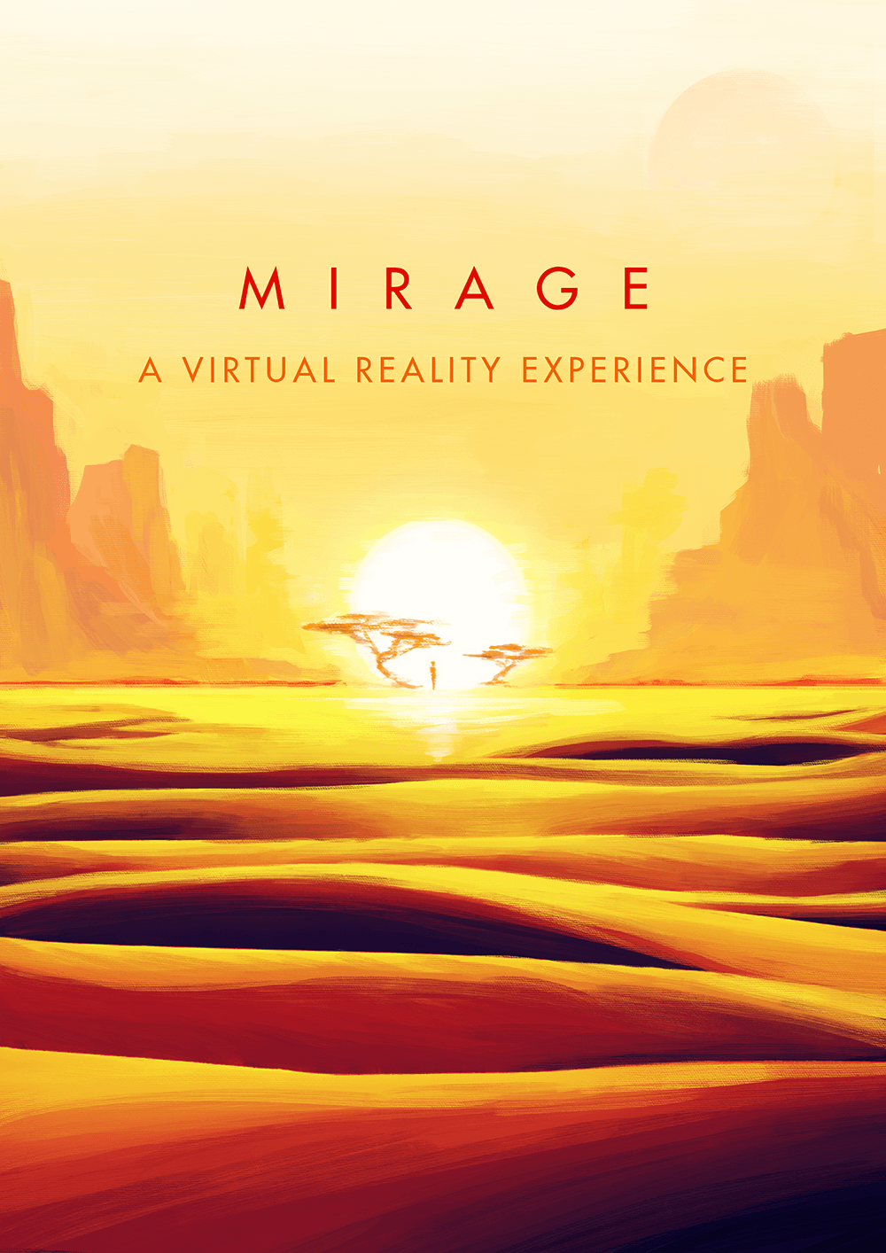 Poster for Mirage an upcoming virtual reality experience by Philipp Maas