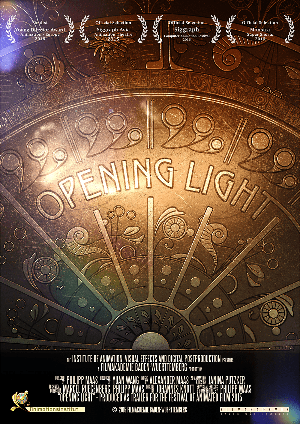 Opening Light Poster Trailer for the festival of animated film Stuttgart